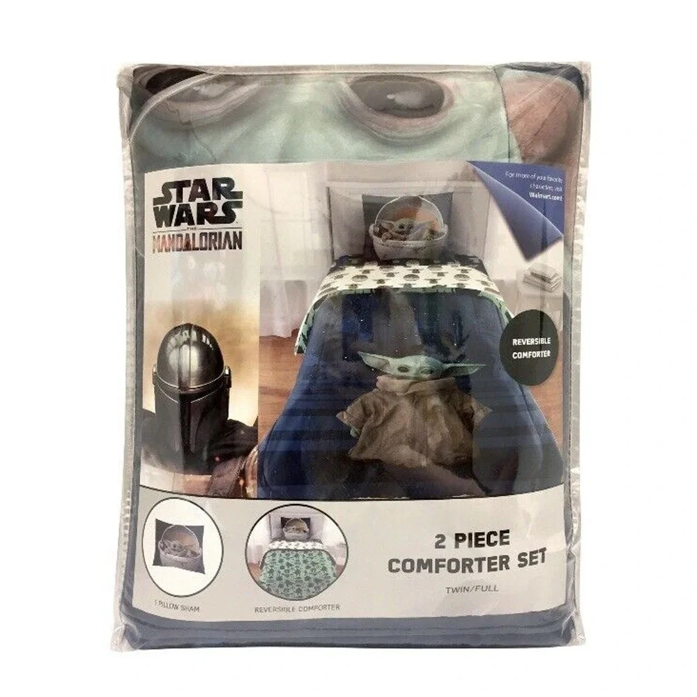 Mandalorian‎ Baby Yoda Comforter & Sheet Sets 6 Piece Full Kids Teens Youth NEW